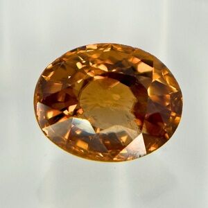 Natural Honey Zircon 1.75 ct Oval Cut Loose Gemstone Jewelry Making Gemstone